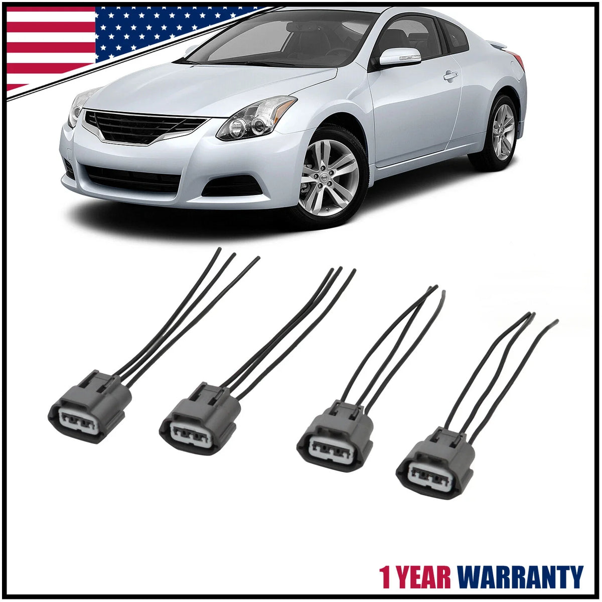 Set of 4 Ignition Coil Connectors for Nissan Armada Cube March
