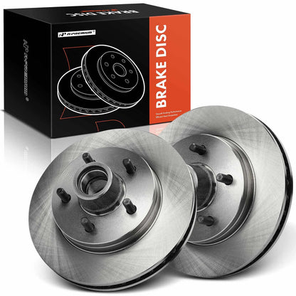 Set of 2 Front Disc Brake Rotors for Chevy Tahoe GMC Yukon (1995–1999) 09751380, BD125206E, 60048022, R-5595