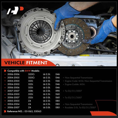Clutch Kit for BMW E46 325Ci, 325i, E90 328i (2004–2006) 03-063