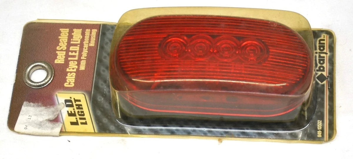 Red Lens 10 LED Cats Eye Light for Universal Vehicles (049-13532)