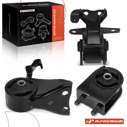 3X Engine Motor & Trans Mount for Mazda Protege Protege5 (EM8978, B25E39070C)