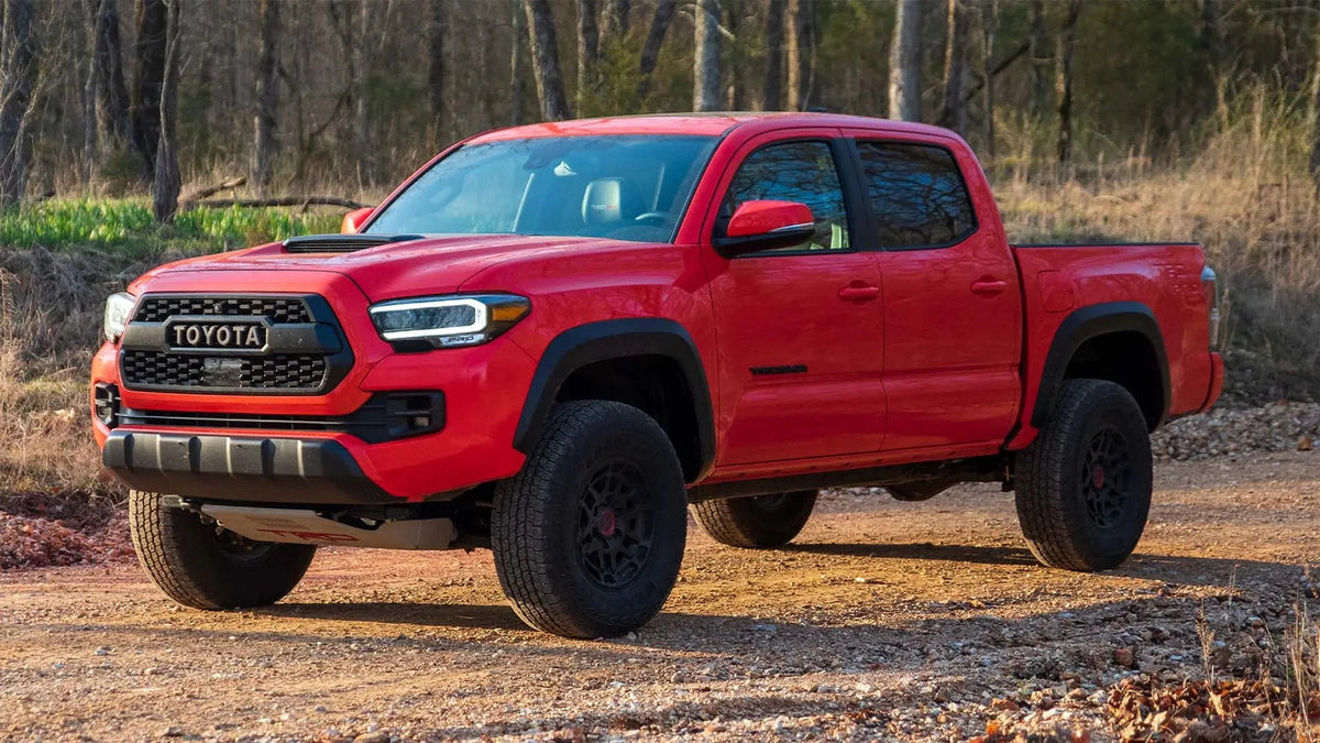 2pc Matte Black Door Side Emblem for Tacoma (2016–2024) 7542704060, 7547304050