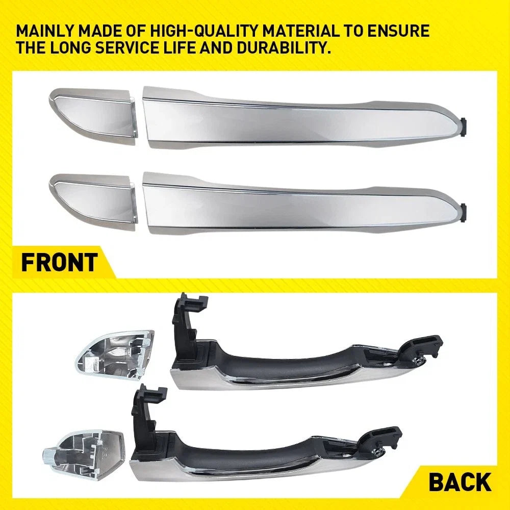 2X Front & Rear Right Outside Door Handle for Hyundai Tucson (2016–2017)