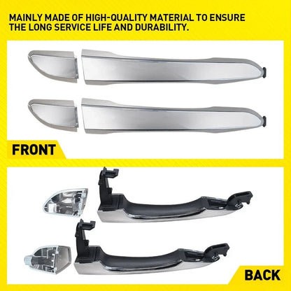 2X Front & Rear Right Outside Door Handle for Hyundai Tucson (2016–2017)