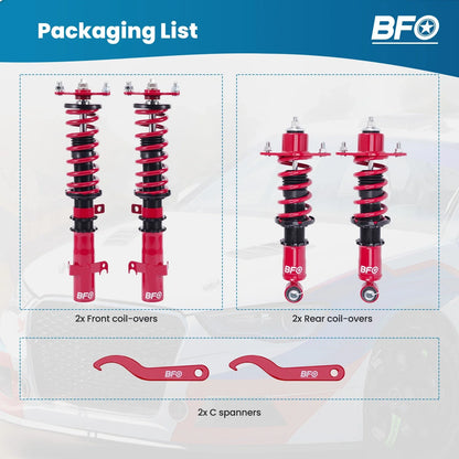 Coilovers Suspension Lowering Kit for Honda CR-V (2007–2011)