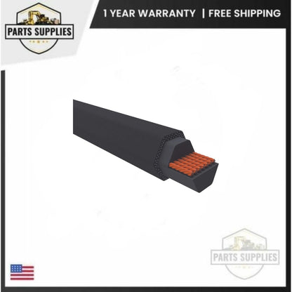BB135 Hexagonal Double Banded V Belt 0.656 x 139.6in OC