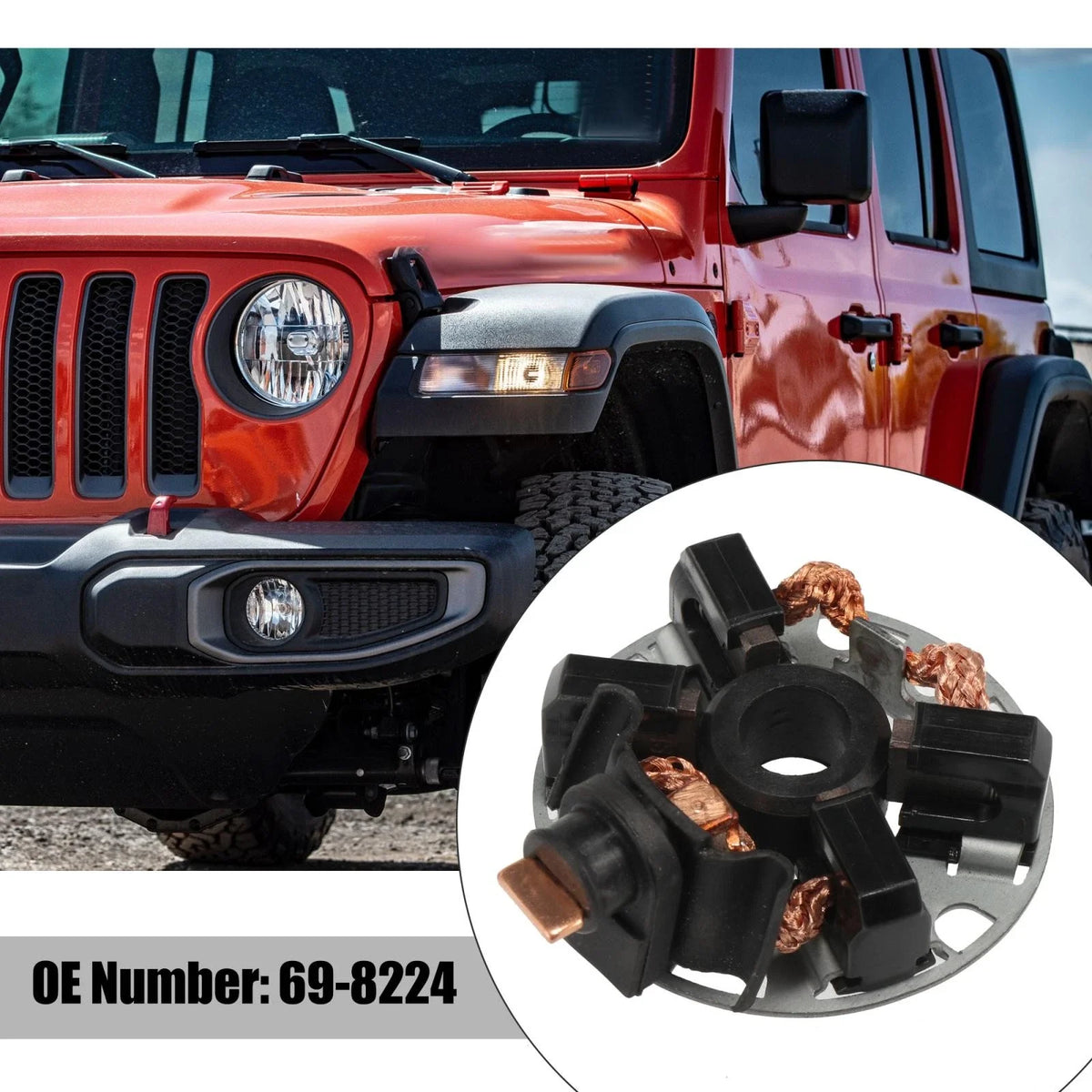 Car Starter Brush Holder for Jeep Wrangler 3.6, Dodge Ram 2.0 (2011–2023)