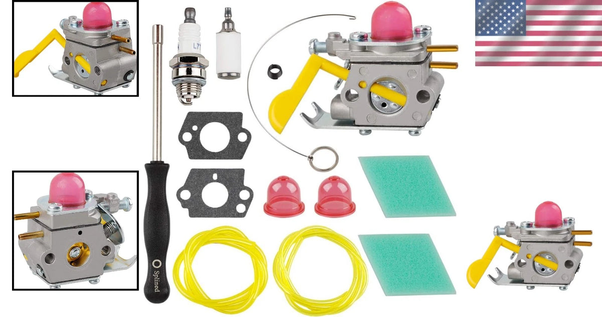 Carburetor Kit for Poulan Featherlite & Craftsman String Trimmers