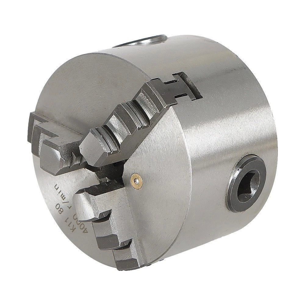 3-Inch 80mm Lathe Chuck 3 Jaw Self-Centering for CNC Milling Machine