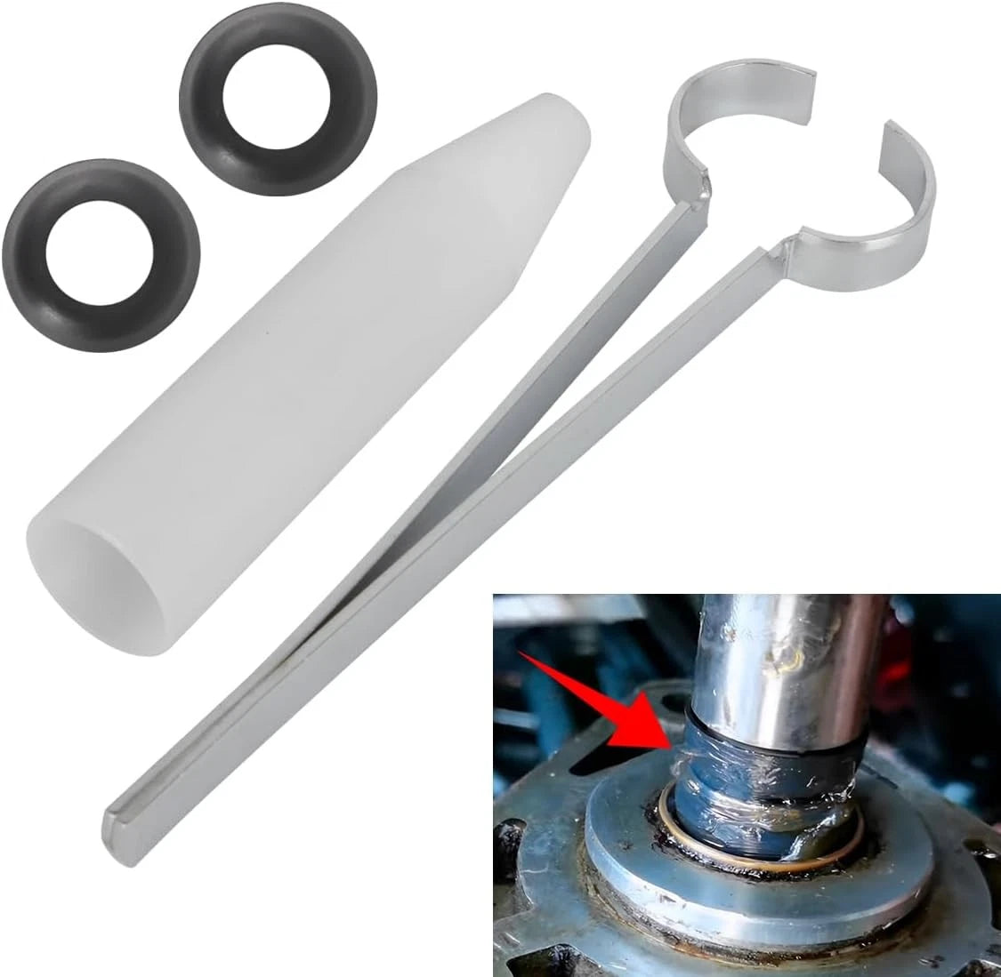 Drive Shaft Seal Install Tool Kit for Stanadyne/Roosa Master Pumps (13371, 10453, 22727)