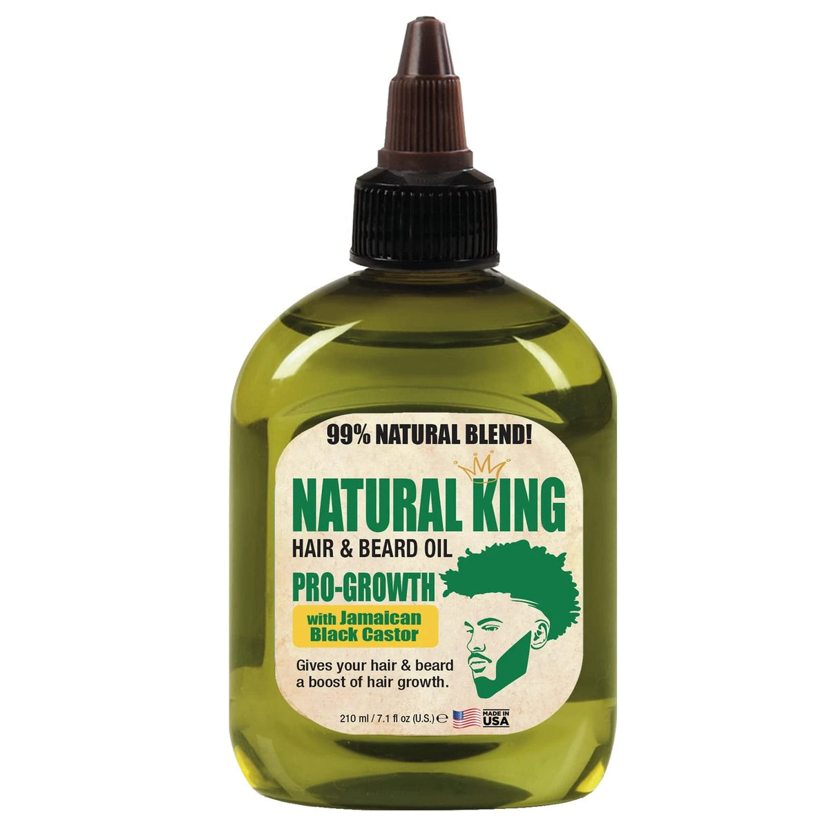 Natural King Pro-Growth Hair & Beard Oil for All Models (Pack of 1)