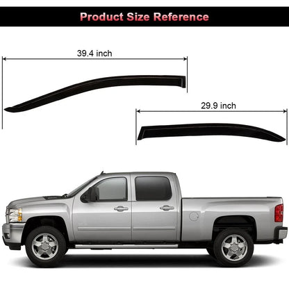 Window Vent Deflectors for Toyota Corolla Sedan (2003–2008)