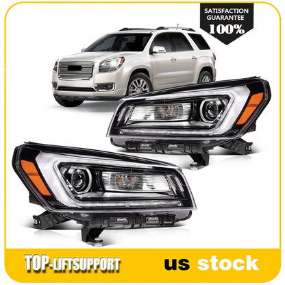 2X LED Headlight Assembly for GMC Acadia (2013–2016)