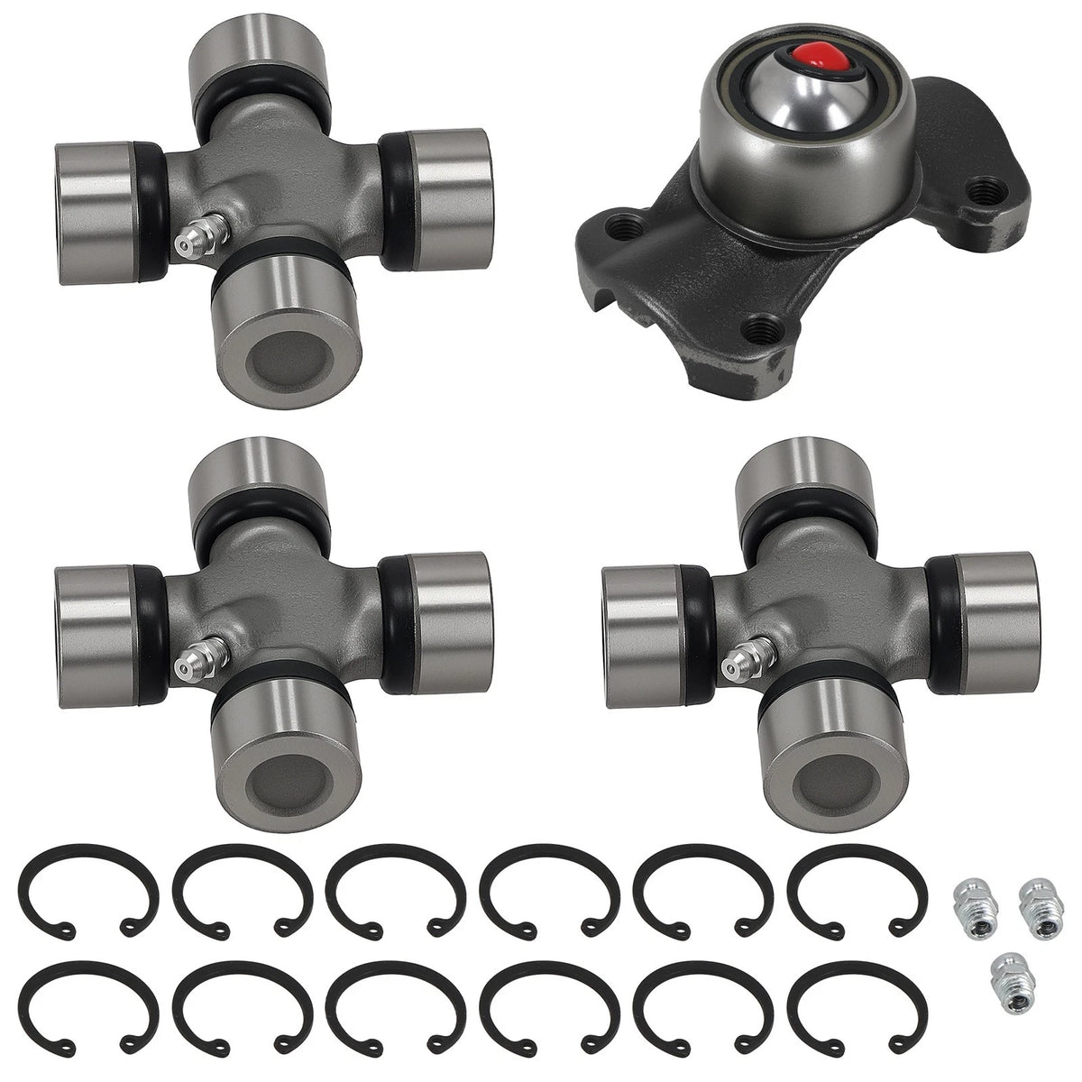 Universal Joints & CV Socket Yoke for Jeep Wrangler Cherokee (1984–2006) WU13V9, 5-153X, 5-1310X, 211355X