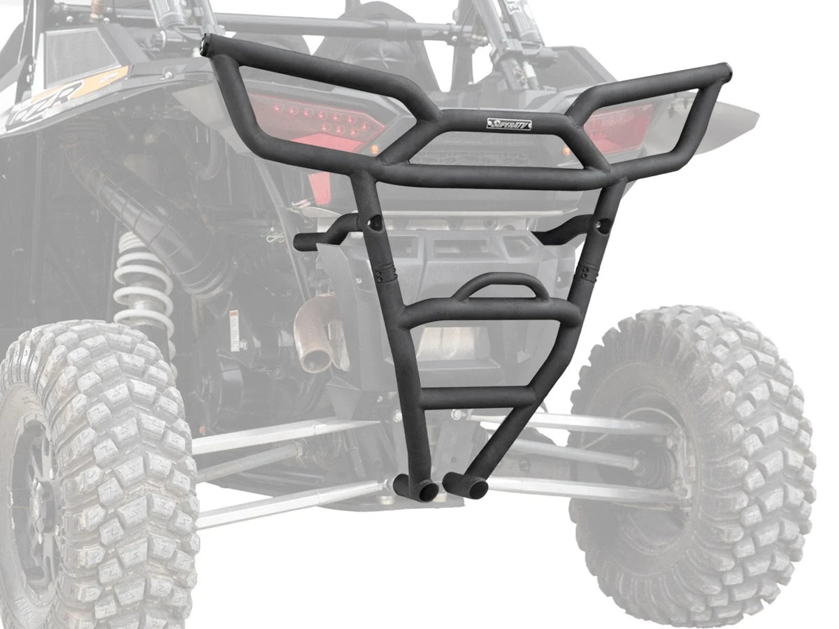 Heavy Duty Rear Bumper for Polaris RZR XP 1000 (2014–2017) - Black