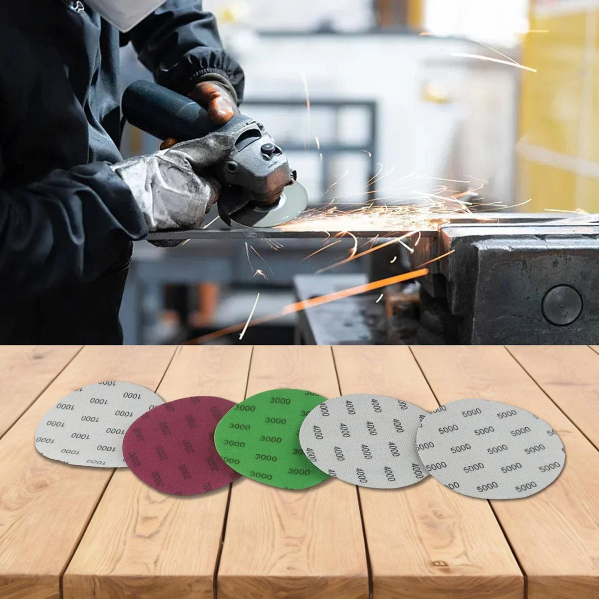 Silicon Carbide Sandpaper 125mm for Polishing (Waterproof)