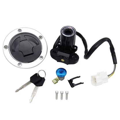 Ignition Switch Gas Cap Seat Lock Set for Kawasaki Ninja ZX-10R (2004–2023)