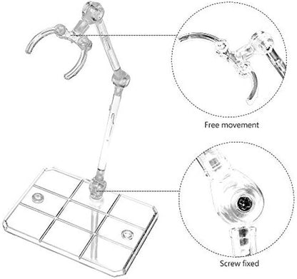 24Pc Adjustable Action Figure Display Holder Base Support Stand
