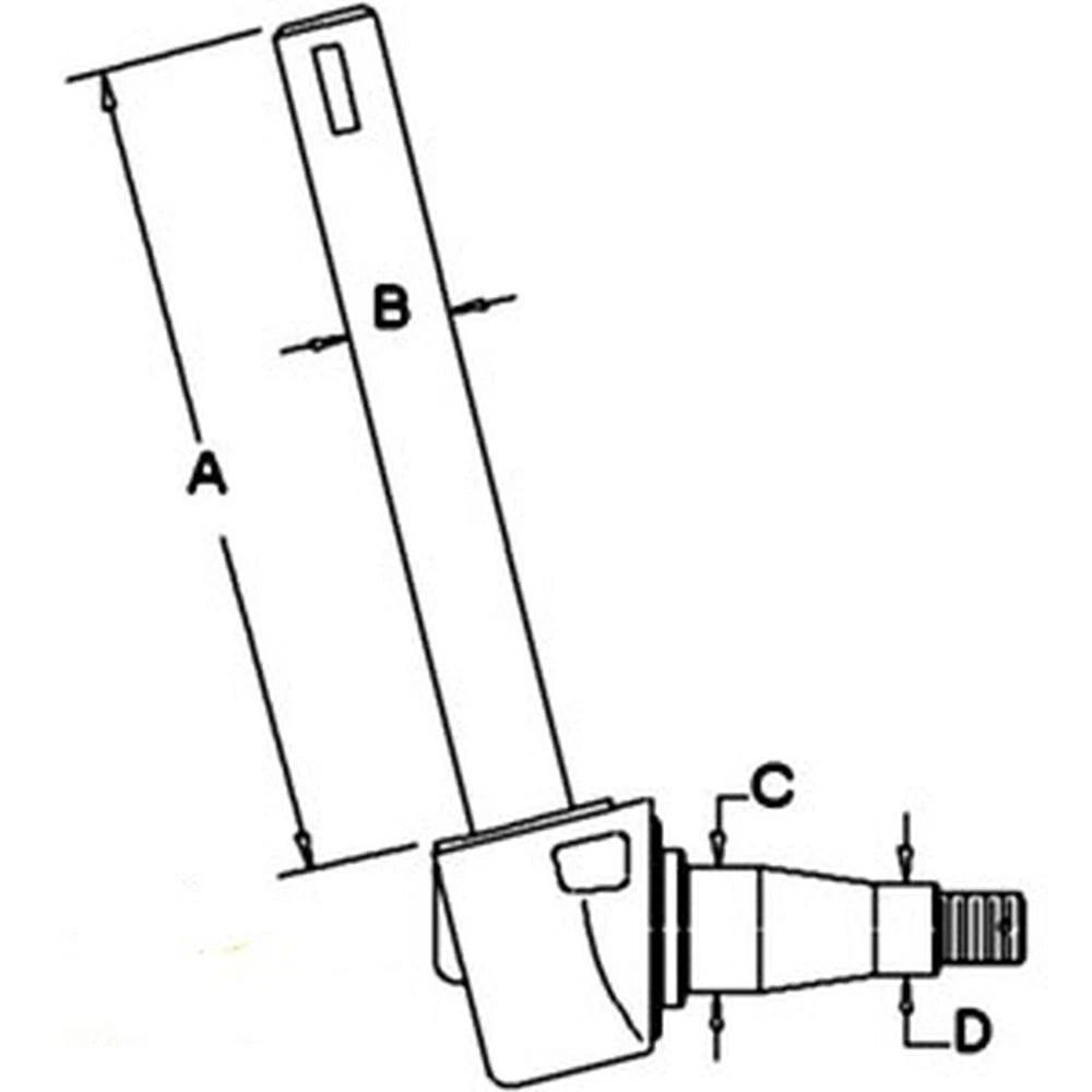 S.15998 Spindle LH for Massey Ferguson