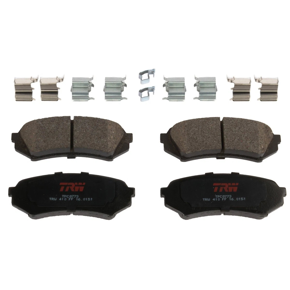 2X Brake Pad Set Rear for Lexus LX470 Toyota Land Cruiser (2001–2007) TXH0773, JSTPSSCP773, EHT773H, 0446660110