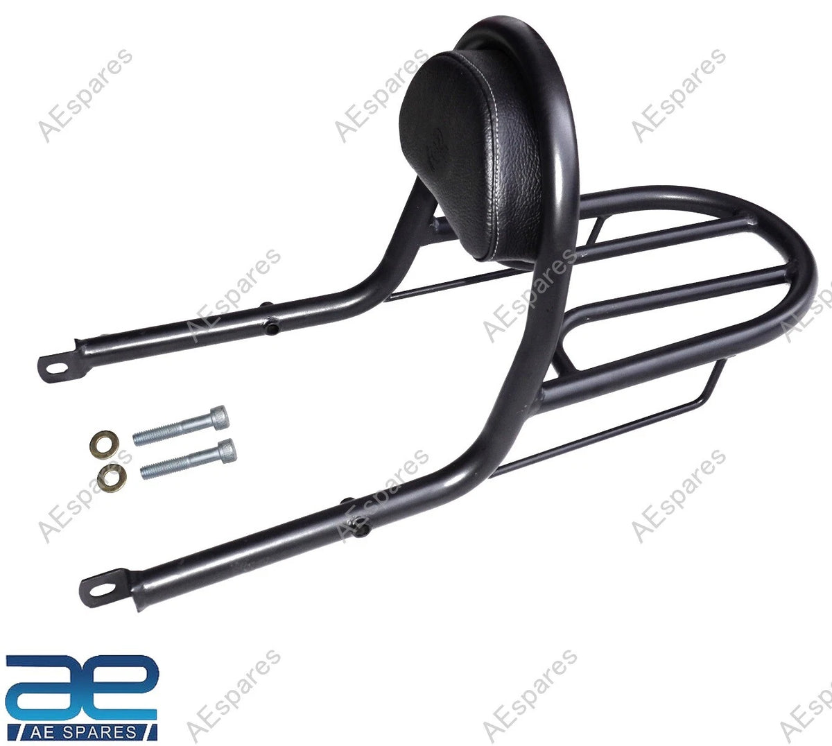 Rear Luggage Carrier with Backrest for Royal Enfield Meteor 350 (2020–2023)