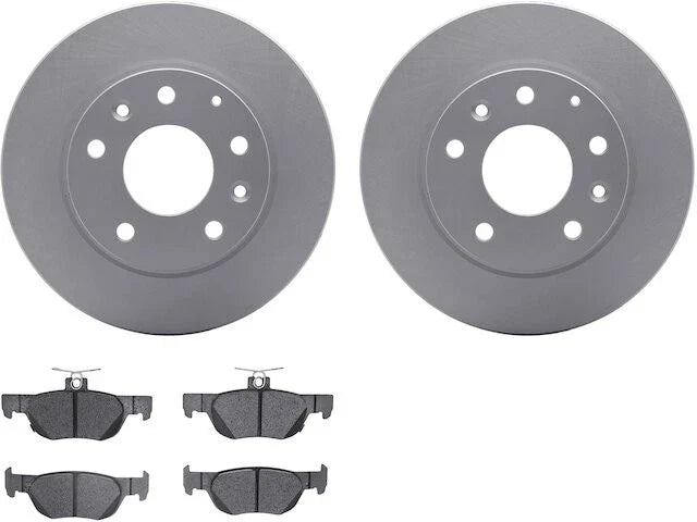 Rear Brake Pad and Rotor Kit for Mazda 3 Sport (2019–2023) ZP692GC