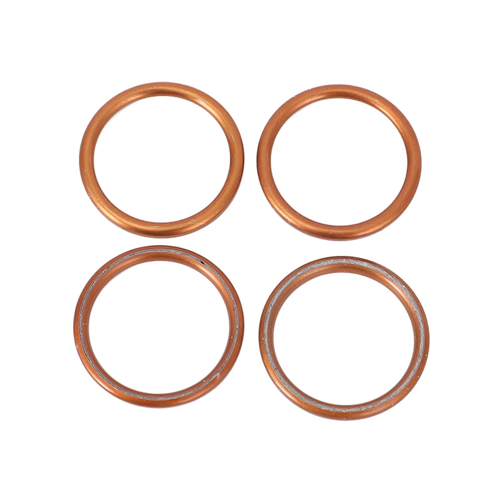 4X Exhaust Gasket for Honda CB VF (18291-MN4-920, 18212-634-010, 18291-236-000)