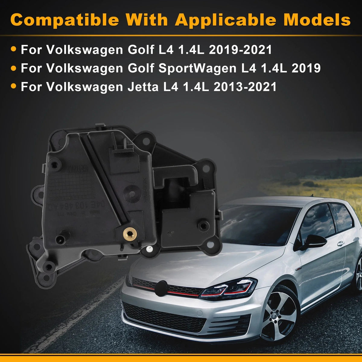 Engine Crankcase Vent Valve Oil Separator for Volkswagen Golf (2015–2021) No. 04E103464AM
