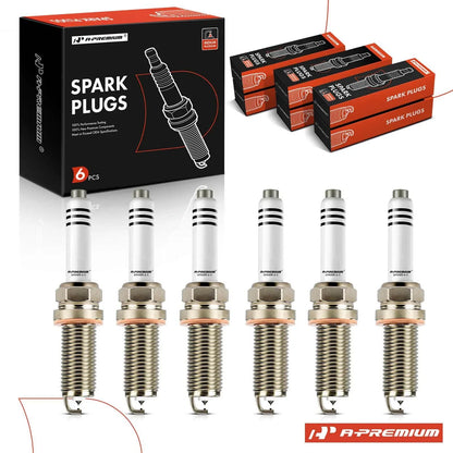 6x Iridium Platinum Spark Plugs for Mercedes-Benz C43 AMG (2017–2020)