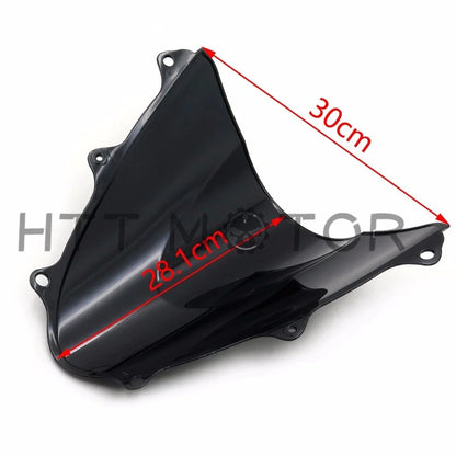 Double Bubble Windscreen for Suzuki GSX-R 600 750 (2011–2014) Smoke Black