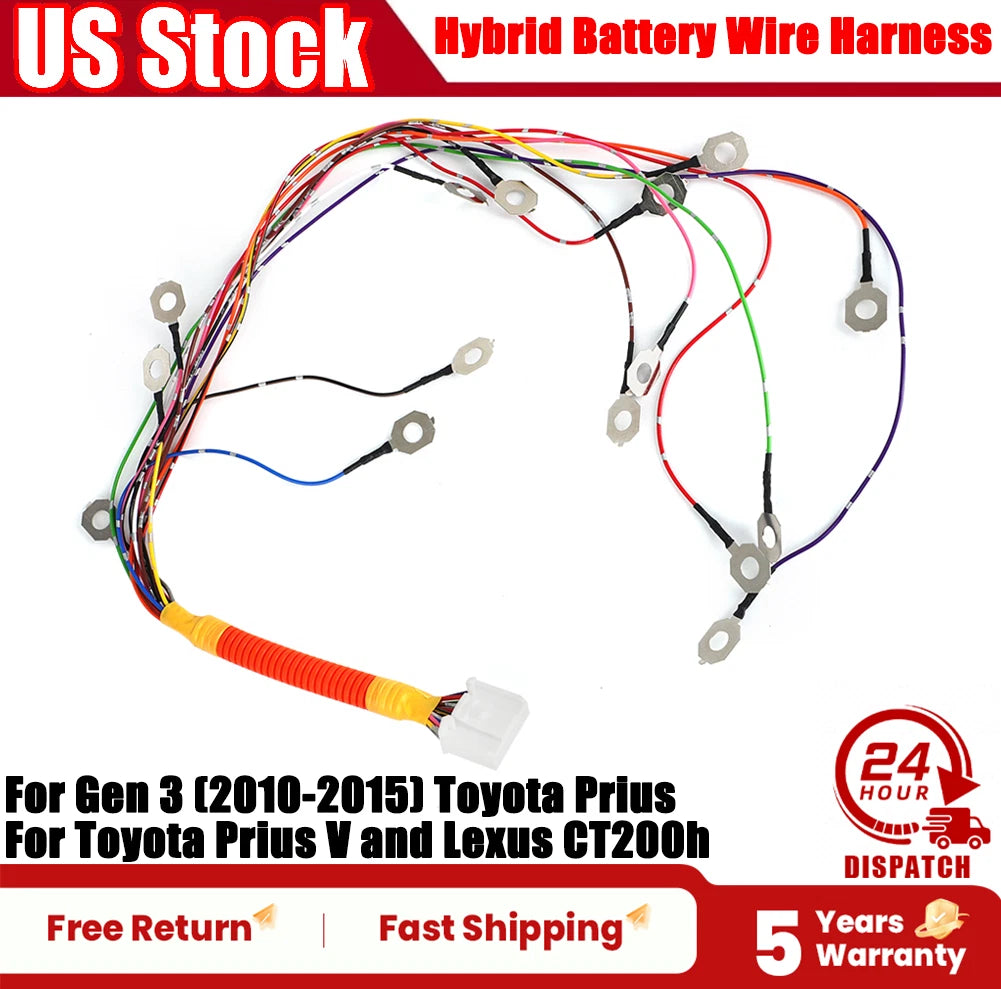 Hybrid battery wire harness assembly for Toyota Prius (2010–2015)