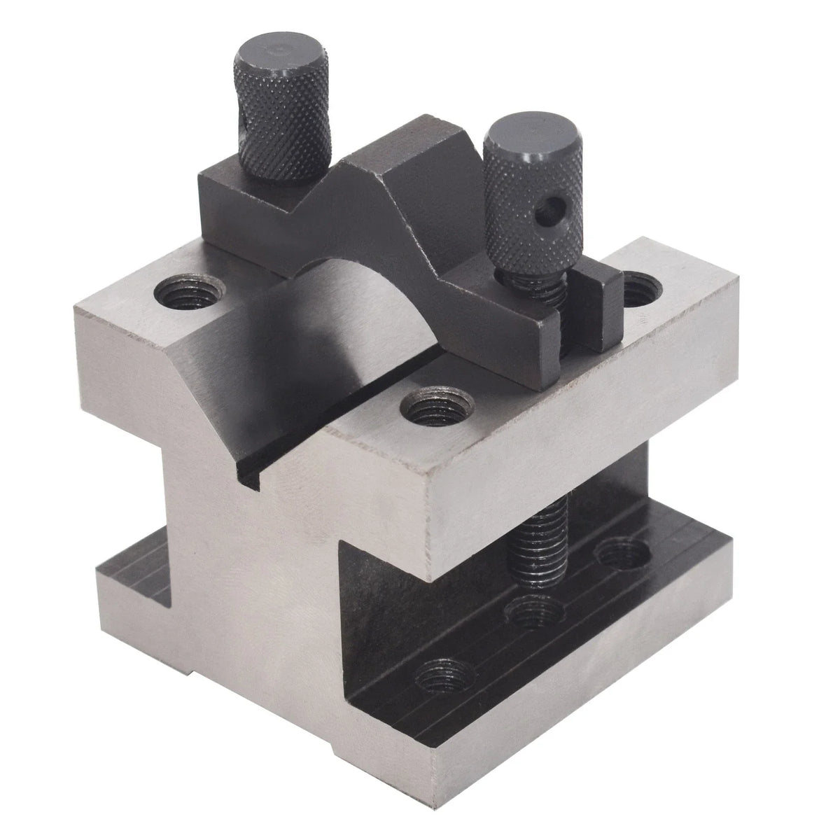 V Block & Clamp Set for Machinist Tool (2-3/8'' x 2-3/8'' x 2'')