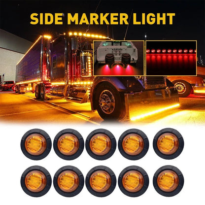 2X Amber LED Side Marker Lights for Pickup Truck Trailer (EOD)