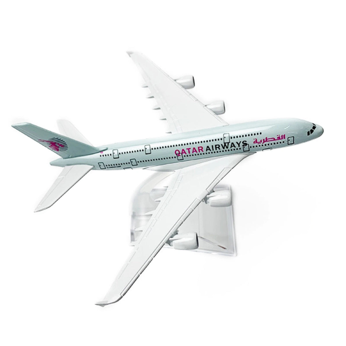 1:400 A380 Qatar Airways Airplane Model Alloy Simulation Aircraft Ornament