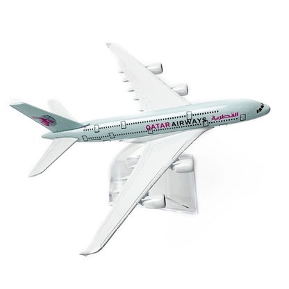 1:400 A380 Qatar Airways Airplane Model Alloy Simulation Aircraft Ornament