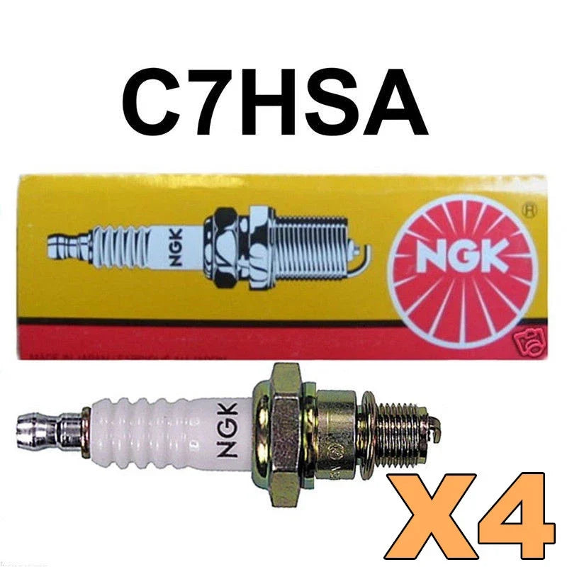 Set of 4 NGK C7HSA Spark Plugs for 110cc 125cc 140cc Pit Pro ATV