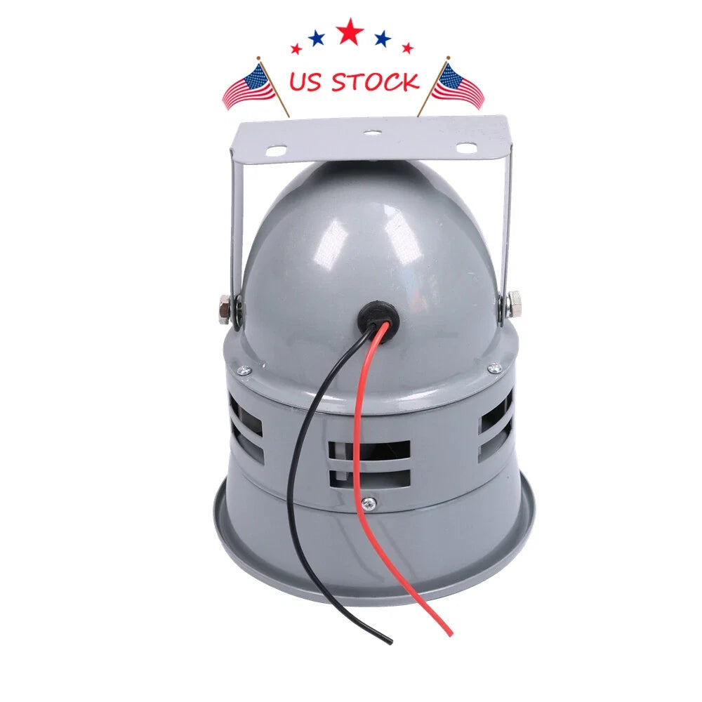 12V Loud Air Raid Siren Horn for Electric Car Truck Boat Motorcycle