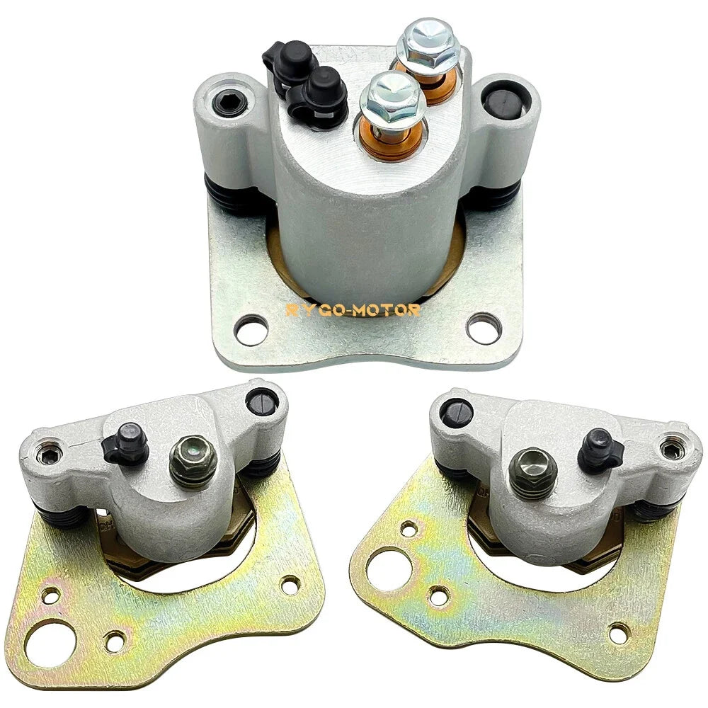 Front & Rear Brake Calipers w/Pads for Polaris Sportsman 400 450 500 570 800 (2000–2023)