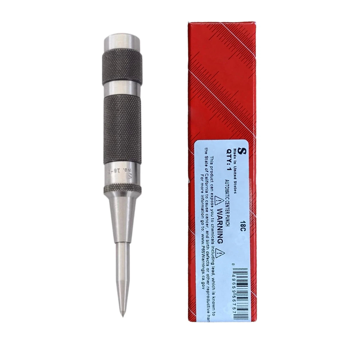 Starratt 18C Steel Automatic Center Punch for Adjustable Use