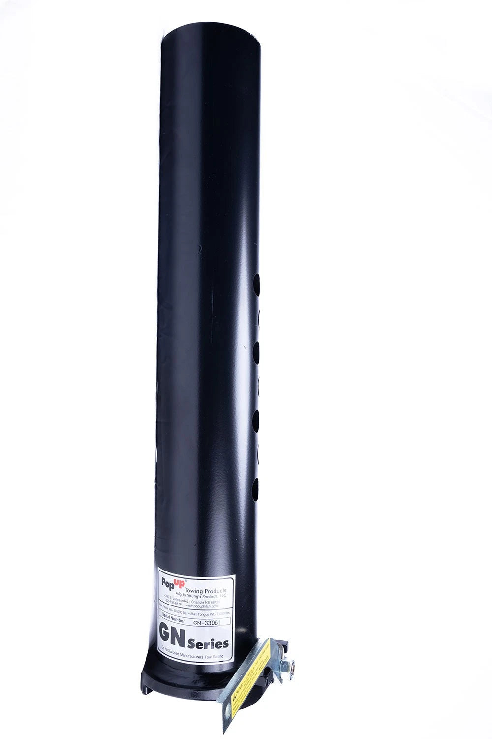 Gooseneck Coupler for 4" ID Trailer (GN1 PopUp Round Straight Self-Latching)