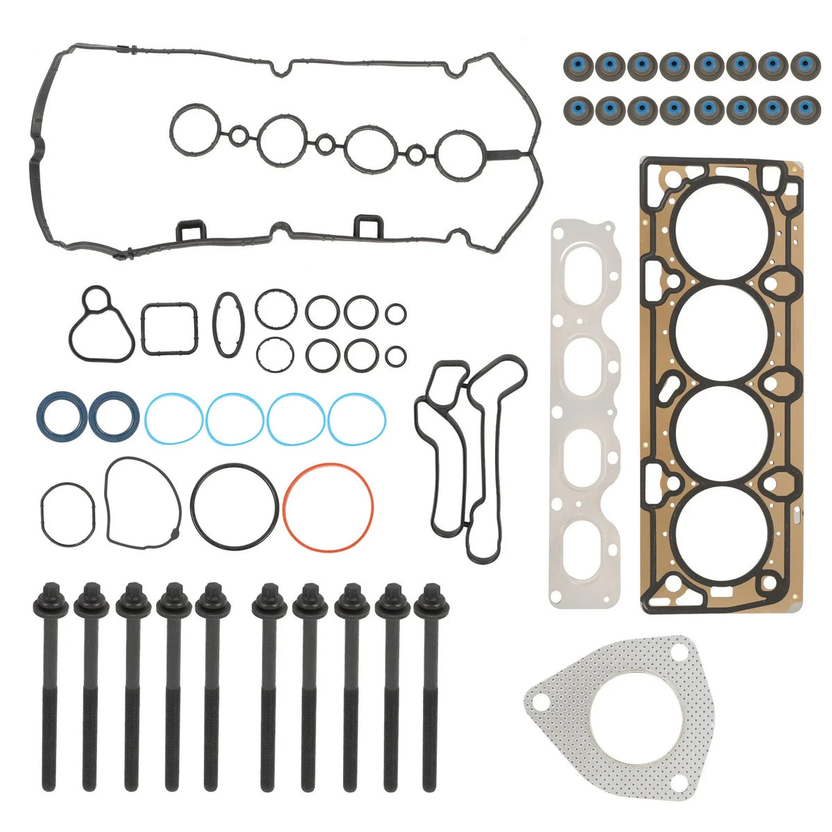 Set of 10 Head Gasket Bolts for Chevrolet Cruze & Sonic (2011–2018)