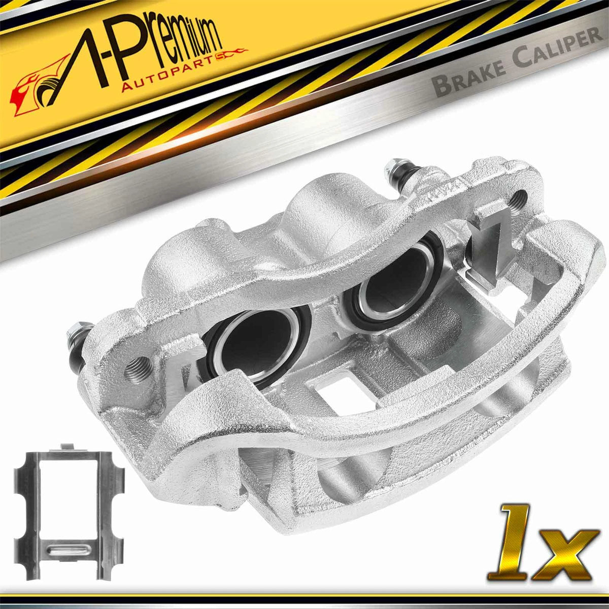 A-Premium Rear Left Disc Brake Caliper w/ Bracket for Dodge Sprinter 3500 (2004–2006) 0024203583, 18-B5161