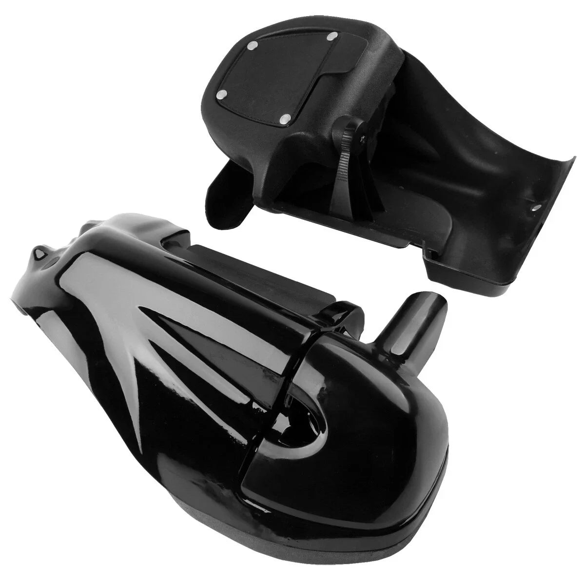 Lower Vented Leg Fairings & Engine Bar for Harley Street Road Glide (2009–2013)