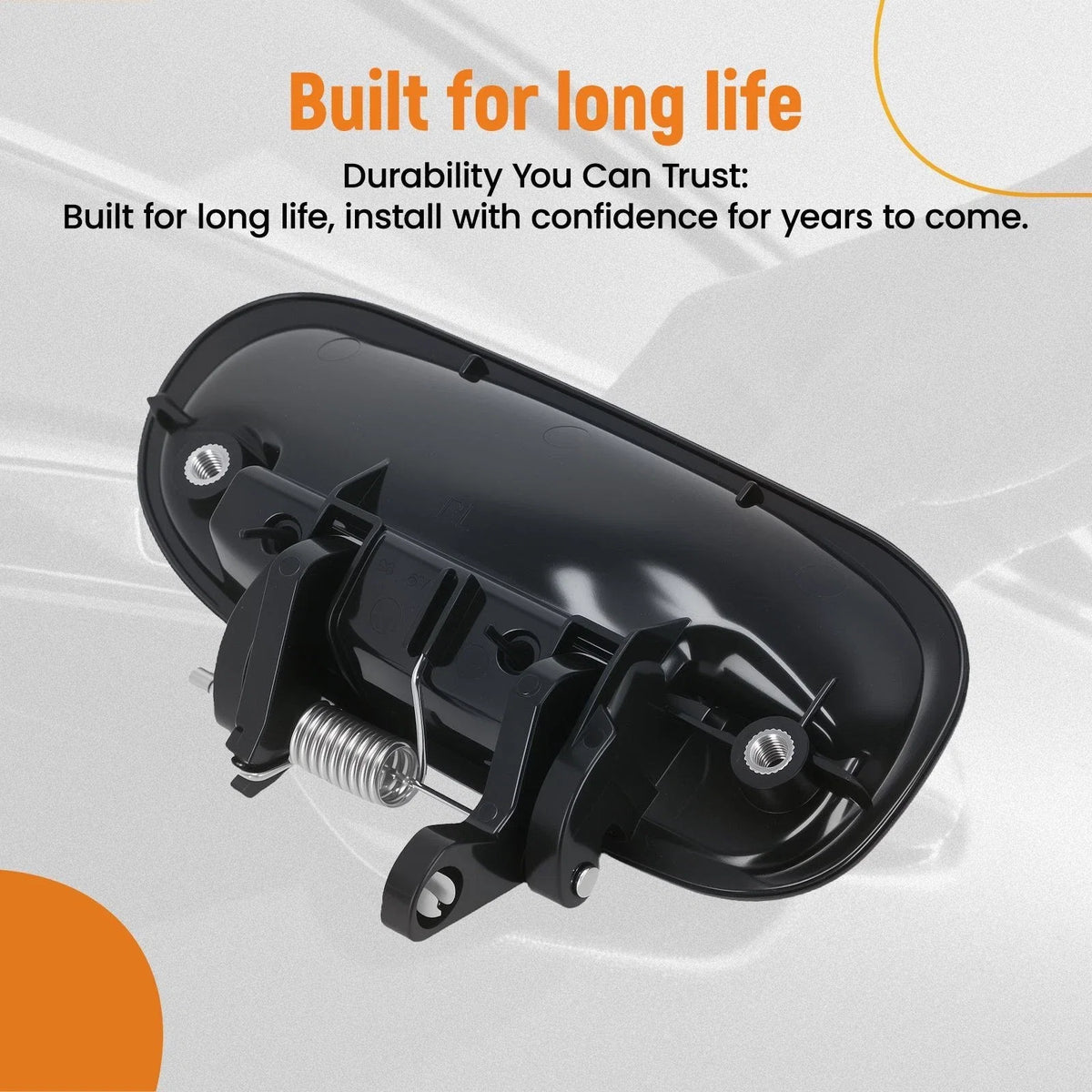 Rear Left Black Exterior Handle for Honda Civic (1996–2000) HO1520101 72680S04003
