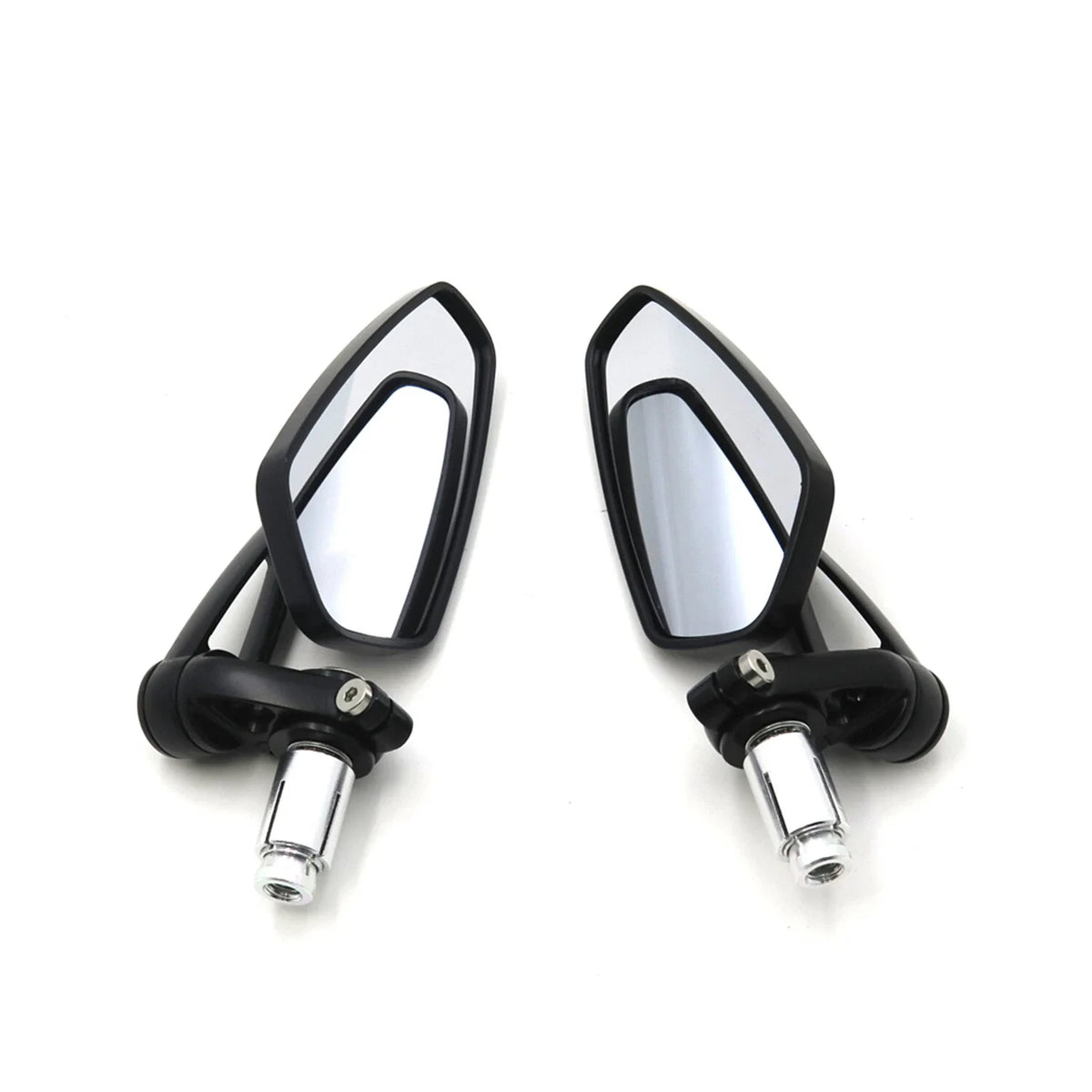 7/8" 22mm Universal Motorcycle CNC Aluminum Arrow Bar End Side Mirrors
