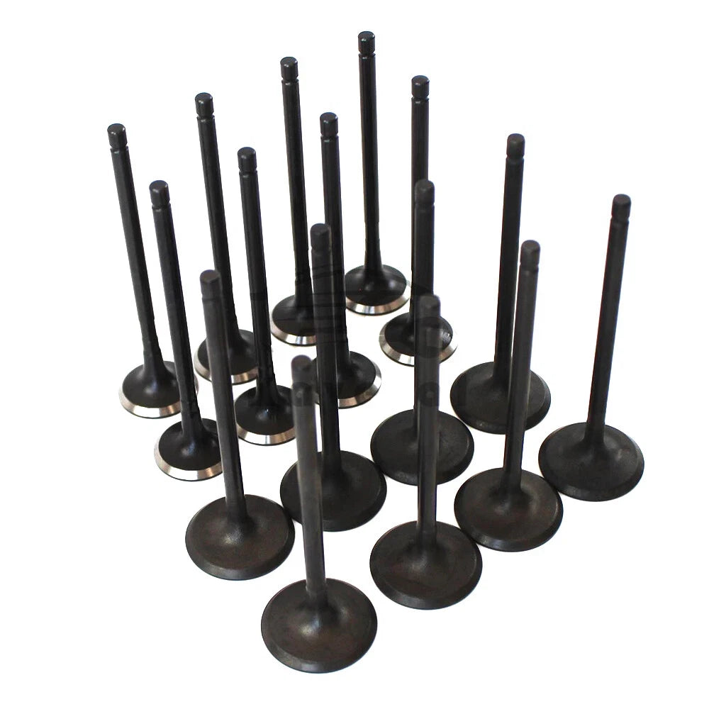 16Pc Engine Intake & Exhaust Valve for Hyundai Soul (2014–2019) 22211-2E000 22212-2E000