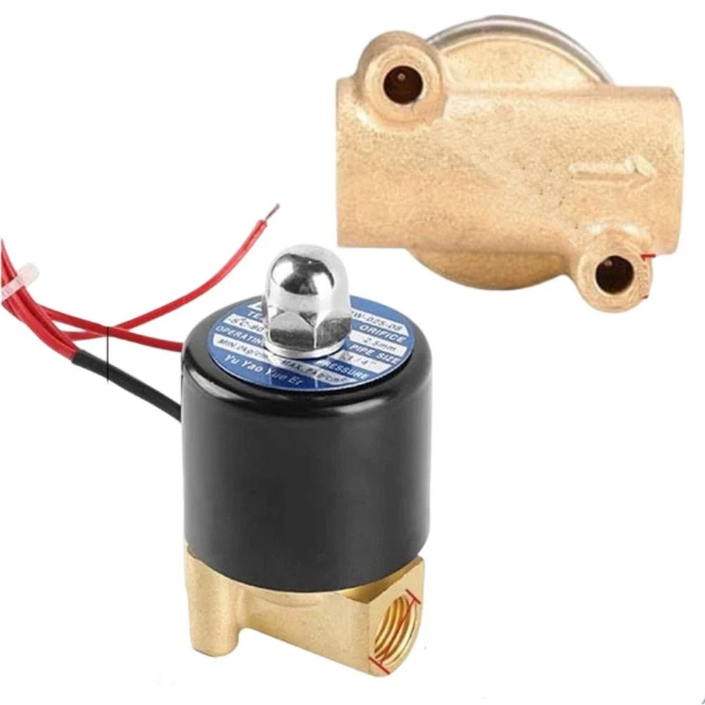 Electric Brass Solenoid Valve for Air Water Pipeline Control System