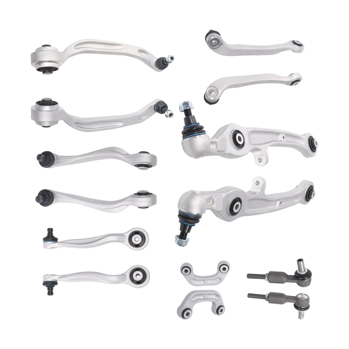 12pcs Control Arm Ball Joint Tie Rod Sway Bar Kit for Audi A6 (2005–2011) - BCK105721K, 4E0407506B, 4E0407505E, 4E0411317E, 4E0407510E, 4E0411317C