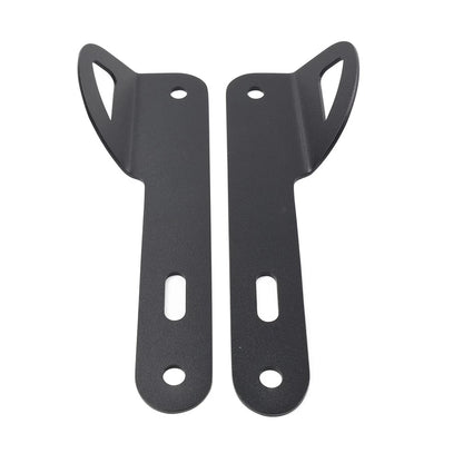 Pair Front Teardrop Tie-Down Brackets for Harley Touring Street Glide