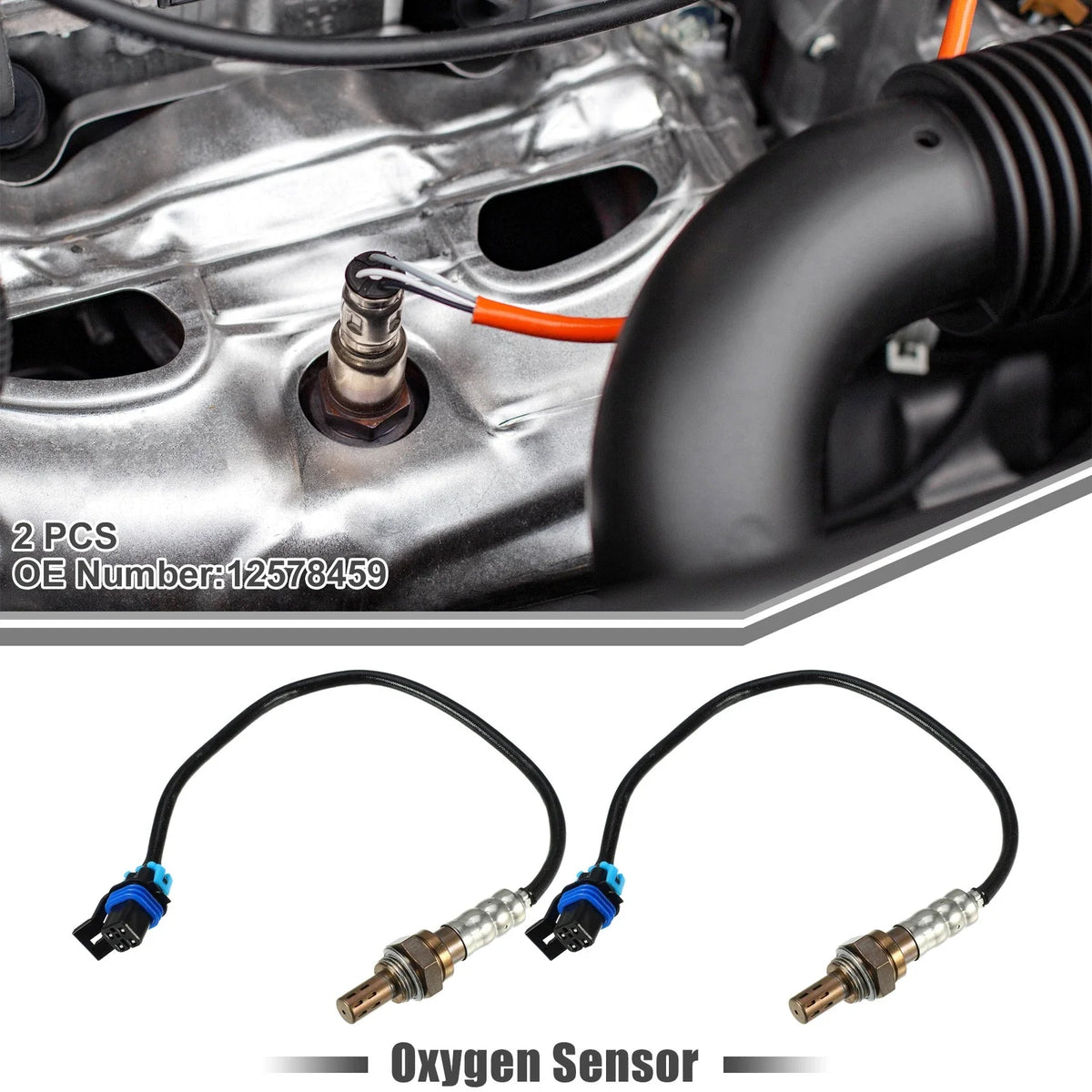 2X O2 Oxygen Sensor Upstream for Chevrolet Avalanche (2006–2007) 767153119859